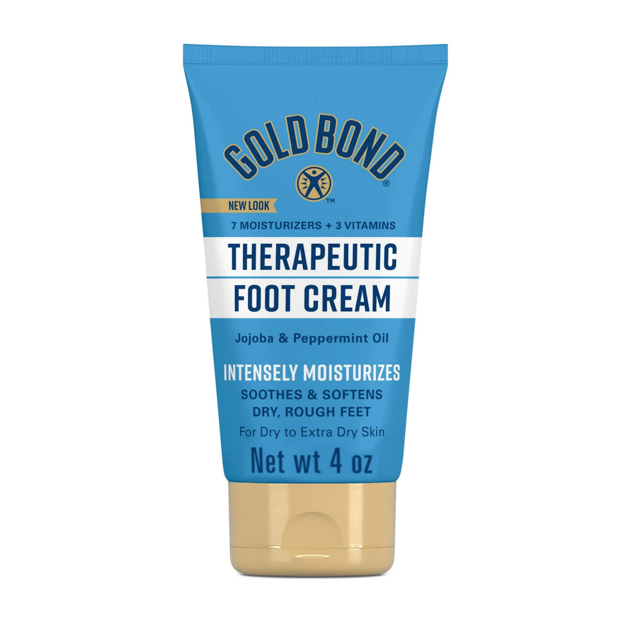Gold Bond Foot Moisturizing Cream, Triple Action Relief - 4 Oz